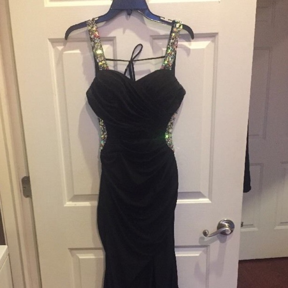 Black Mori Lee Formal Gown
